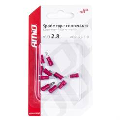 Papuci elelectrici fisa plata Tata, 3.8mm, 0.5-1.5mm2, 10A , set 10 bucati Amio 03064
