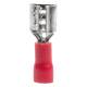 Papuci elelectrici fisa plata Mama, 7,4mm, 0,5-1,5mm2, 10A, izolata, set 10 bucati, AMIO 03062 Papuci elelectrici fisa plata Mama, 7,4mm, 0,5-1,5mm2, 10A, izolata, set 10 bucati, AMIO 03062