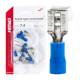 Papuci electrici fisa plata cu ramificatie mama -> tata 7.4/6.3mm 1.5-2.5mm, 15A, izolat, set 10 bucati, Amio 03069
