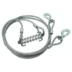 Cablu tractare metal, fi 10mm, 7T, 4m, cu ARC, Compass 01241