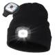 Caciula tricotata de iarna, cu Led, 3 moduri de iluminare, 150lm, neagra, B.A.M KMZ150