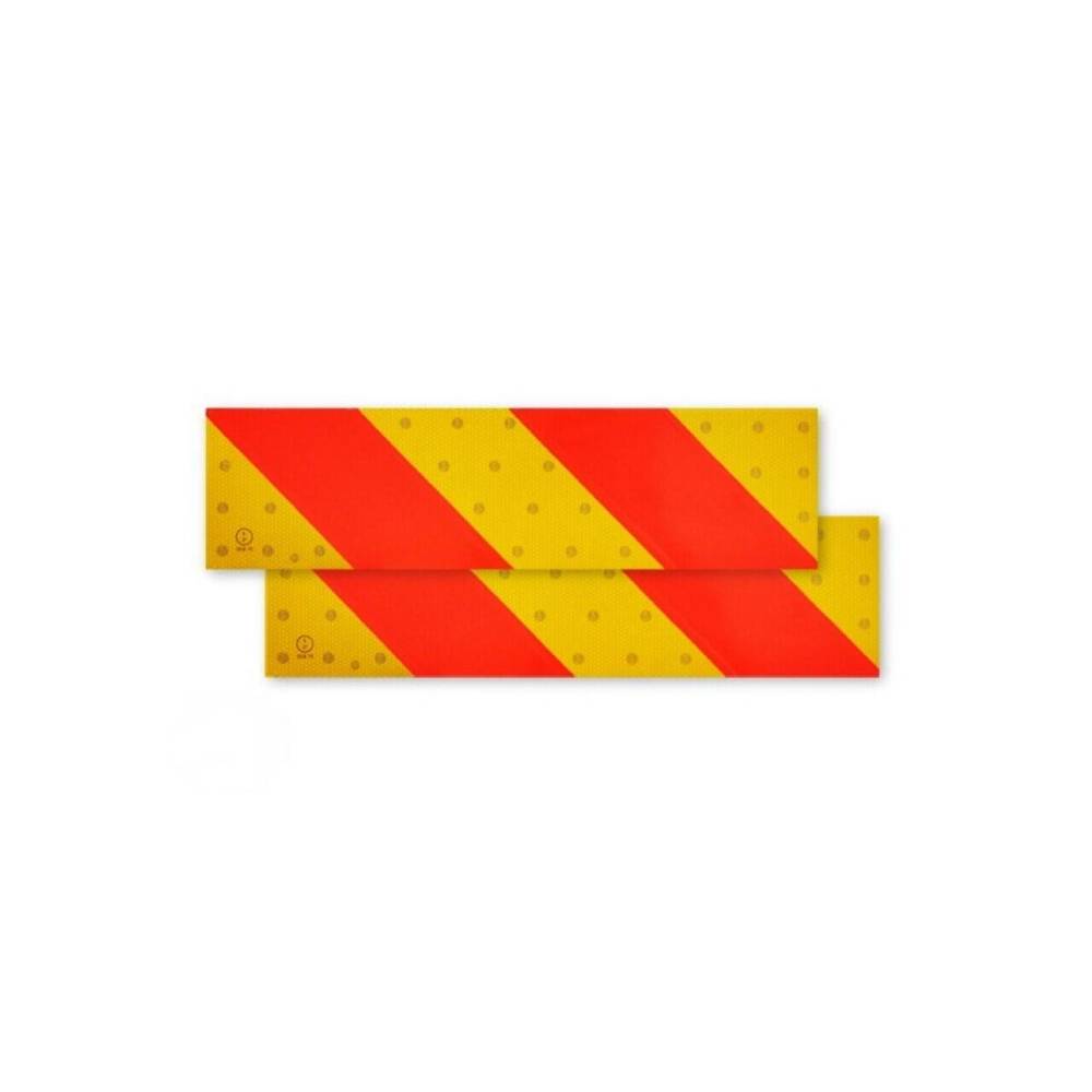 Placa reflectorizanta vehicul scurt (in dungi) 565x130mm, 0.8mm subtire 1039117