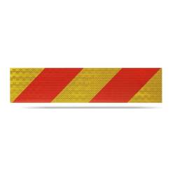 Placa reflectorizanta vehicul scurt (in dungi) 565x130mm, 0.8mm subtire 1039117