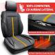 Husa pentru 1 scaun peste tetiera, cu laterale, negru cu galben, Potenza, Swissdrive PTNZYLW