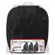 Husa pentru 1 scaun peste tetiera, cu laterale, Negru+Albastru, Vittoria, Swissdrive VITOBLU Husa pentru 1 scaun peste tetiera, cu laterale, Negru+Albastru, Vittoria, Swissdrive VITOBLU