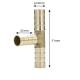 Conector furtun stut in T, fi10mm, Carmotion 83475