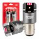 Set 2 becuri stop frana, 4 LED, 12-24V, BAY15D P21-5W, Canbus  Amio 03586