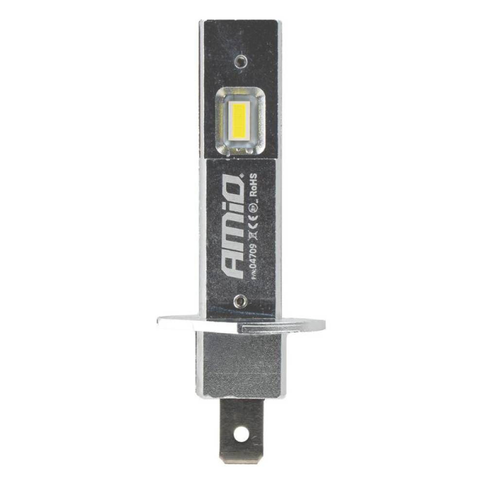Set 2 becuri H1, 2 Led-uri, 12V, 20W, 2920 lm, 6000K, Canbus, Amio 04709 Set 2 becuri H1, 2 Led-uri, 12V, 20W, 2920 lm, 6000K, Canbus, Amio 04709