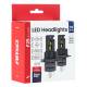 Set 2 becuri H4-H19 LED, 54-58W, 12V-24V, 4700 lm, 6000k, Canbus, Series F25 Amio 04703
