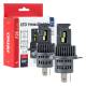 Set 2 becuri H4-H19 LED, 54-58W, 12V-24V, 4700 lm, 6000k, Canbus, Series F25 Amio 04703