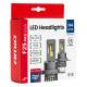 Set 2 becuri H4-H19 LED, 12V-24V, 70W, 5540 lm, 6000 K, Canbus, Series F25, Amio 04719