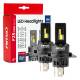 Set 2 becuri H4-H19 LED, 12V-24V, 70W, 5540 lm, 6000 K, Canbus, Series F25, Amio 04719