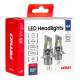 Set 2 becuri H4, 4 LED, 12-24V, 50W, 6000K, 4200LM, Canbus, X5-series Winger, Amio 03945