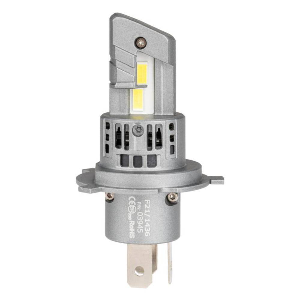 Set 2 becuri H4, 4 LED, 12-24V, 50W, 6000K, 4200LM, Canbus, X5-series Winger, Amio 03945