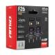 Set 2 becuri H7-H18 LED, 68W 12V-24V, 3500lm, 6000K, Canbus Series F25 PRO, Amio 04872