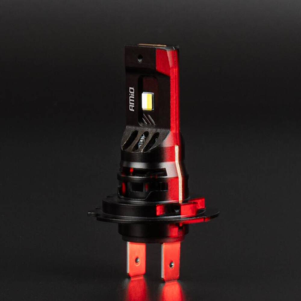 Set 2 becuri H7-H18 LED, 68W 12V-24V, 3500lm, 6000K, Canbus Series F25 PRO, Amio 04872