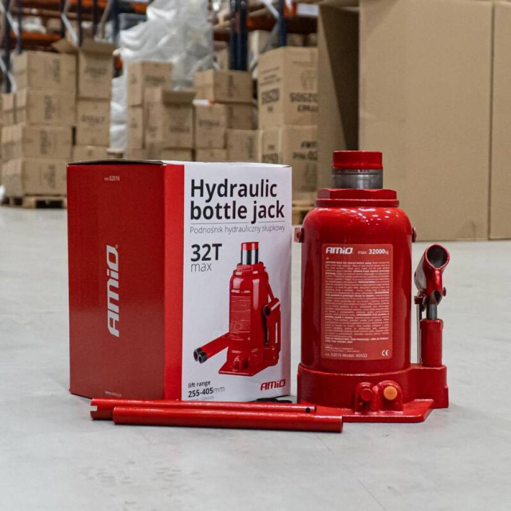 Cric hidraulic 32T, cu supapa, 235-440mm, Crh32s, Amio  02016