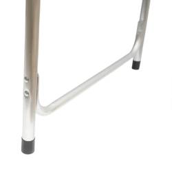 Set masa pliabila camping cu 4 scaune din aluminiu, portabila tip valiza, reglabila, 120x60cm, BK99229