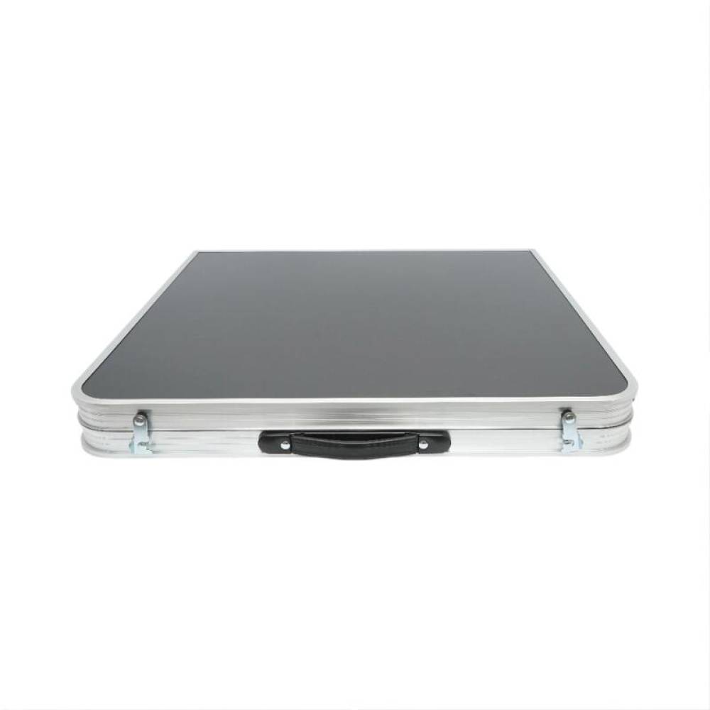 Set masa pliabila camping cu 4 scaune din aluminiu, portabila tip valiza, reglabila, 120x60cm, BK99229 Set masa pliabila camping cu 4 scaune din aluminiu, portabila tip valiza, reglabila, 120x60cm, BK99229