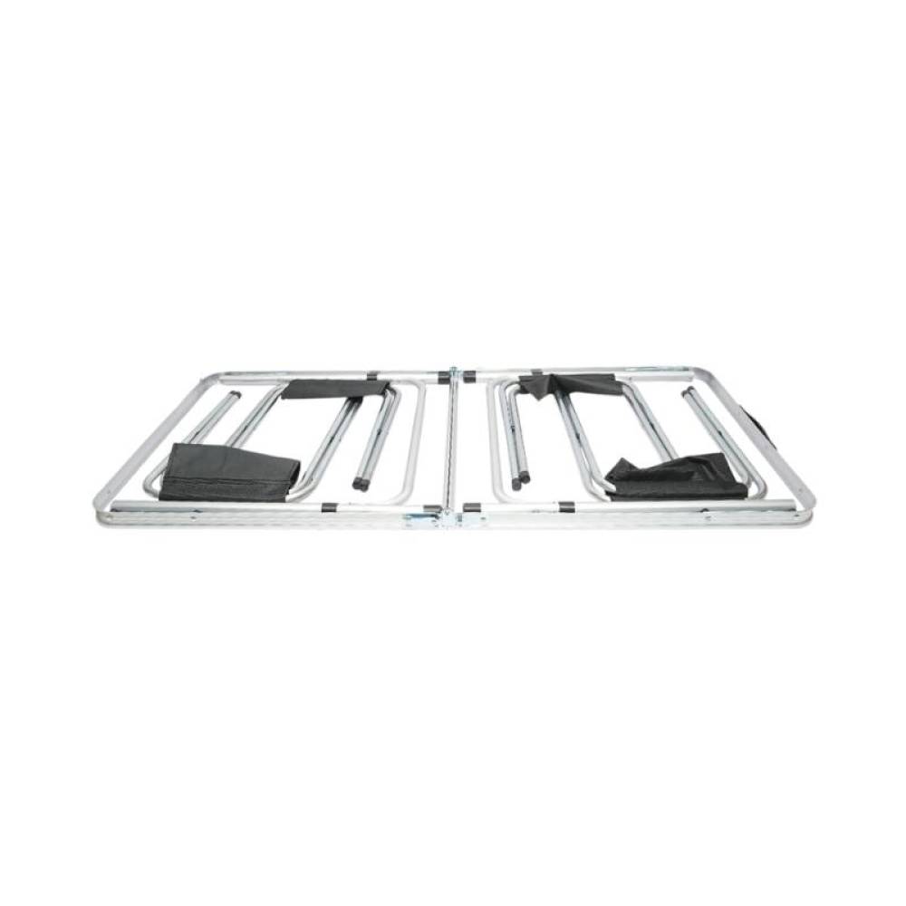 Set masa pliabila camping cu 4 scaune din aluminiu, portabila tip valiza, reglabila, 120x60cm, BK99229 Set masa pliabila camping cu 4 scaune din aluminiu, portabila tip valiza, reglabila, 120x60cm, BK99229