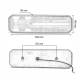 Lampa stop 460x140, 6 functii, LED, 12-24V universala Bk DISUJ86