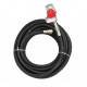 Furtun umflat roti 20m, cupla aer camion, mufa rapida fi15mm, negru, 20 bar, B.A.M WDP028