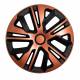 Capace roti 16'' Jestic RAVEN II cu inel, Aramiu+Negru Capace roti 16'' Jestic RAVEN II cu inel, Aramiu+Negru