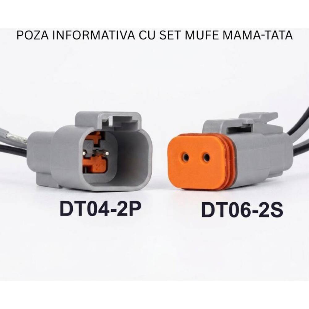 Mufa fisa tata 4 pini-mama, Deutsch DT06-4S / AT06-4S Mufa fisa tata 4 pini-mama, Deutsch DT06-4S / AT06-4S
