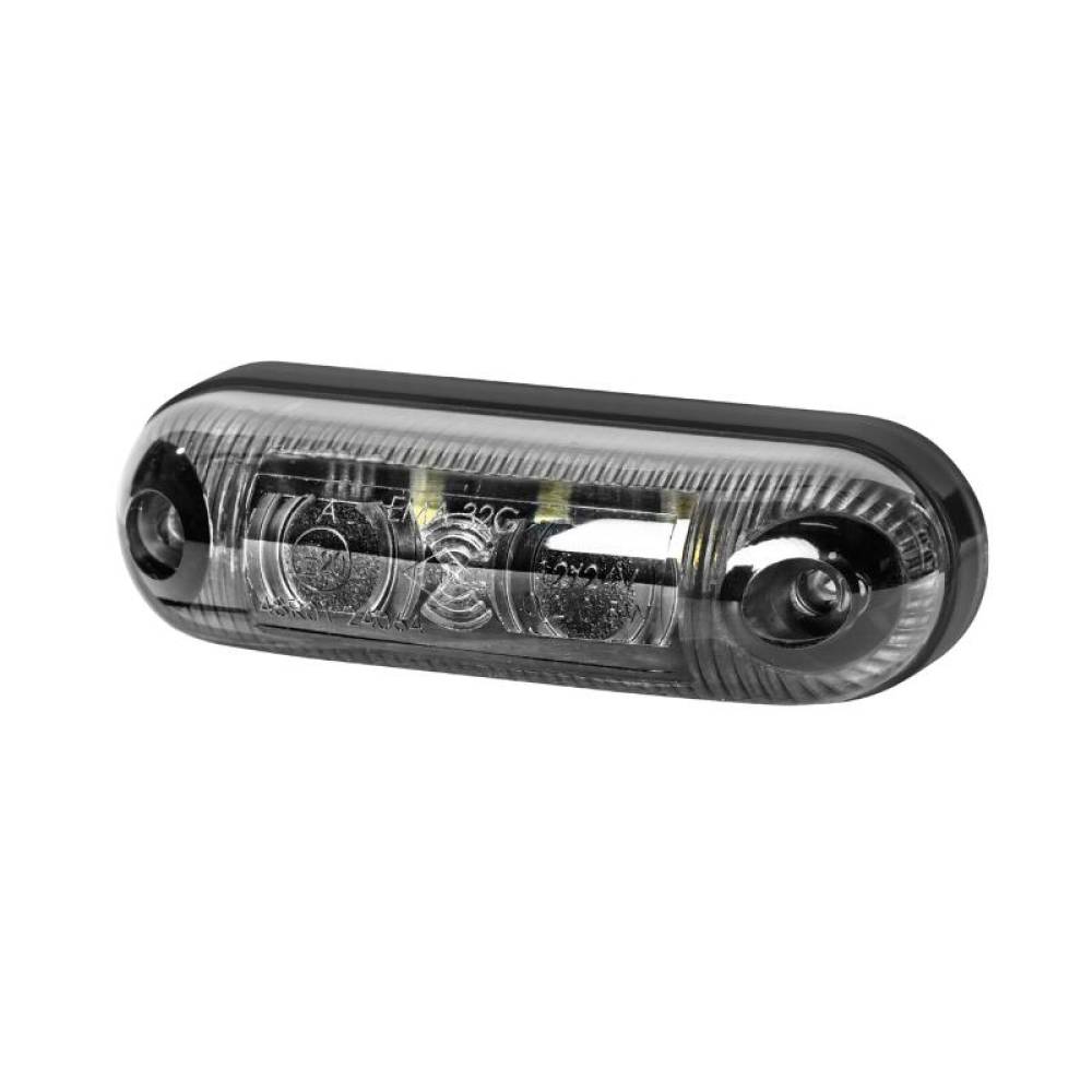 Lampa gabarit 82x24, ovala, 3 LED, alba, LD370 Horpol Graphite