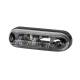 Lampa gabarit 82x24, ovala, 3 LED, galben, LD390 Horpol Graphite