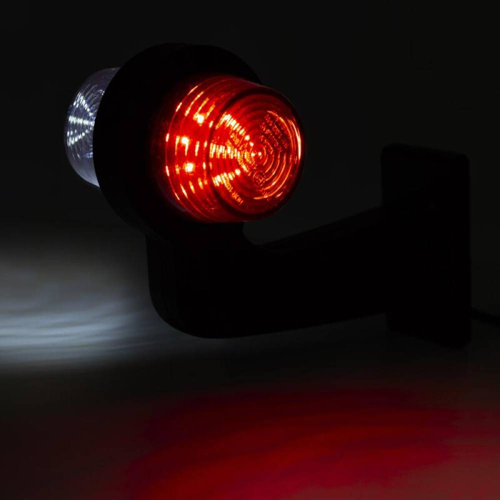 Lampa gabarit brat, 45gr, 10 LED, cablu 5m, Dreapta, HOR102AD, LD2561 Graphite 5M Horpol