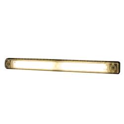 Lampa interior plafon, 254x24, aplicata, LED, transparenta,  alba LWD3106
