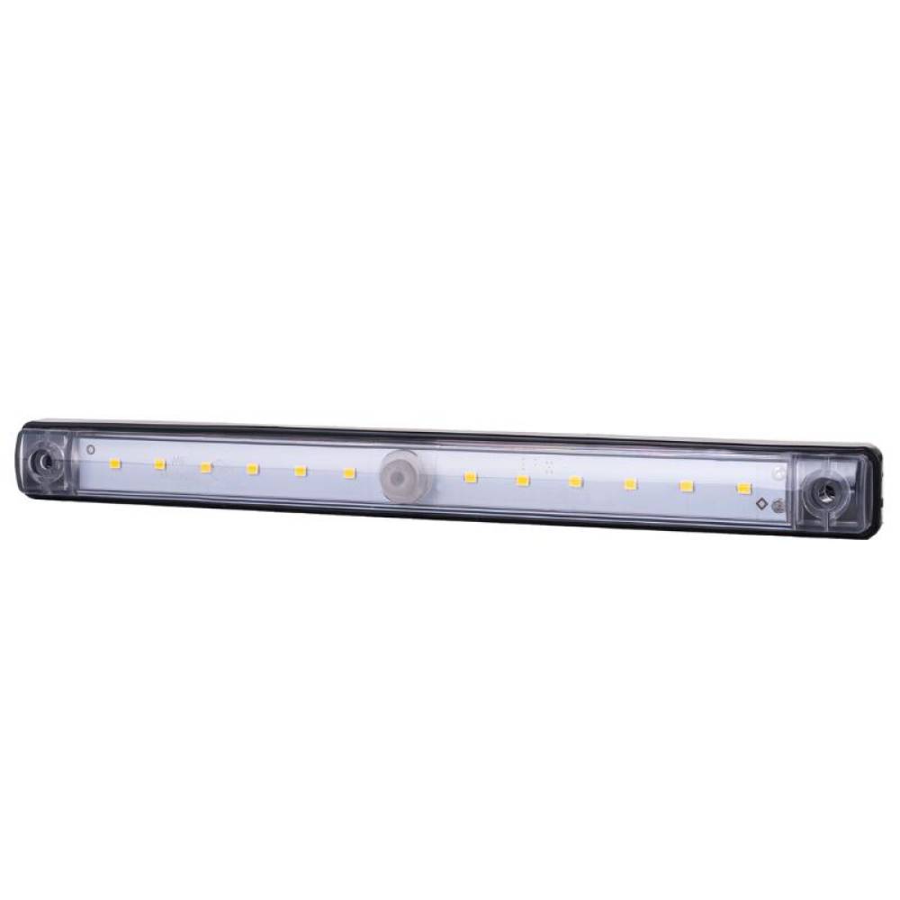 Lampa interior plafon, 254x24, aplicata, LED, transparenta,  alba LWD3106