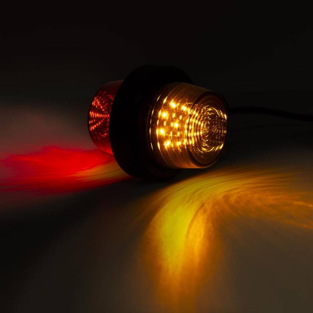 Lampa semnalizare cu brat scurt 90mm, 10 LED, cablu 5m,Hor102A, LKD2567 Graphite 5M Horpol