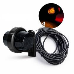 Lampa semnalizare cu brat scurt 90mm, 10 LED, cablu 5m,Hor102A, LKD2567 Graphite 5M Horpol