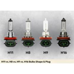  Mufa bec H9-H11, Mama, prindere cu 4 clipsuri, fara cablu, 12-24V, TT.H9M2