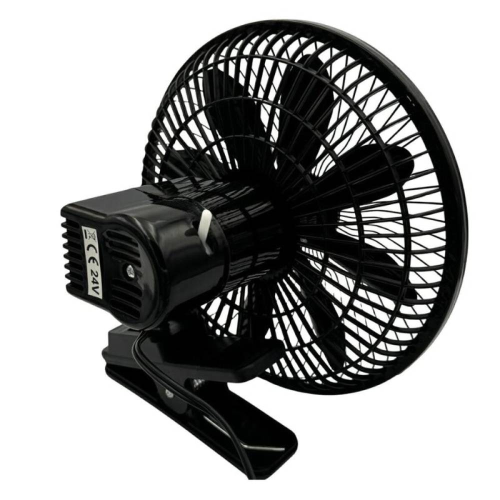 Ventilator 12V metalic, fi 20cm, prindere cu clipsuri, Aerix CarCo 61440