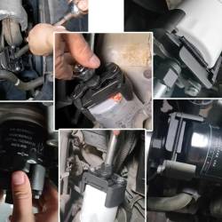 Cheie filtru ulei reglabila, 80-115mm, CrV Amio 04955