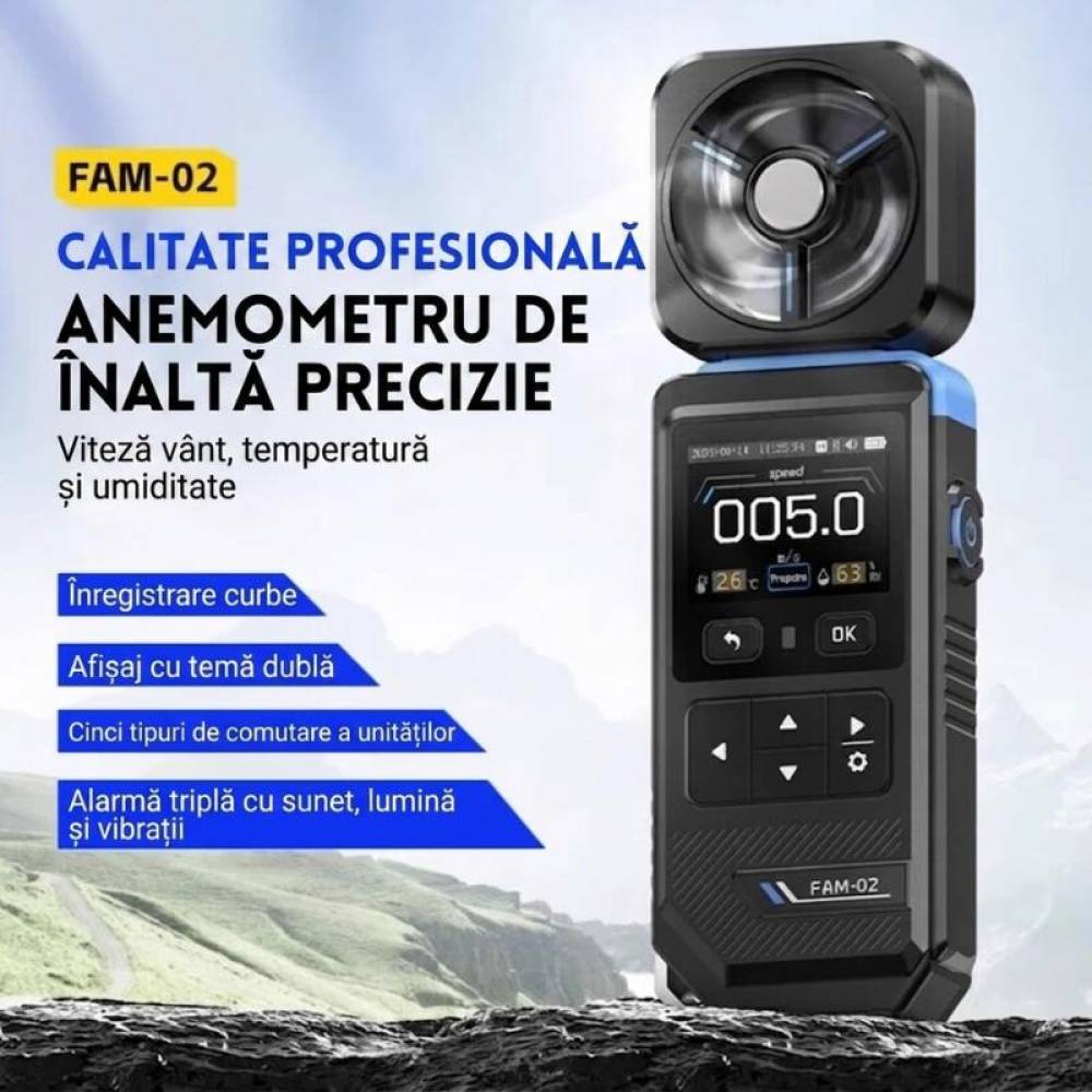 Anemometru digital FAM-02 Fnirsi