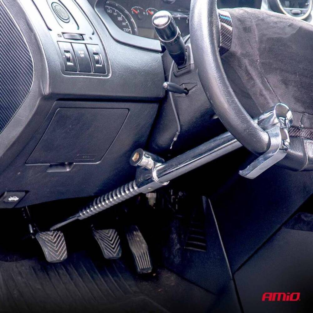 Antifurt volan cu blocare la pedala, L05, Amio 04905