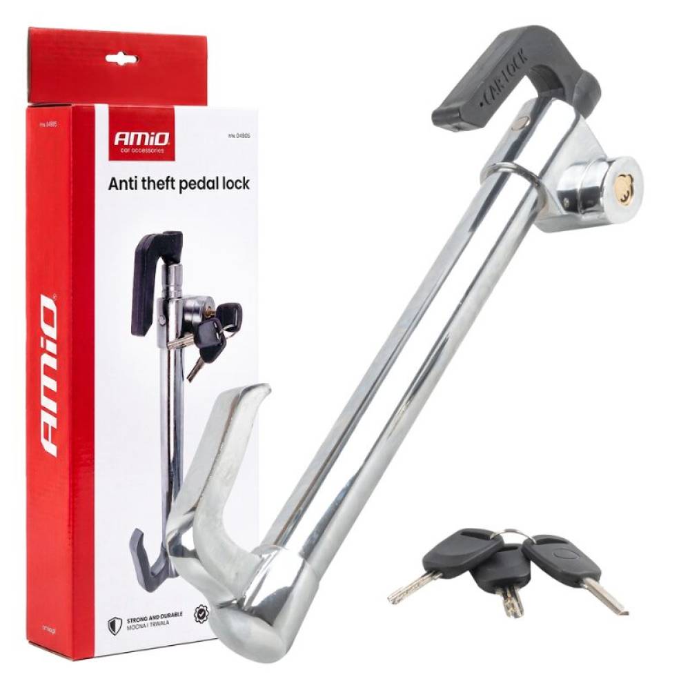 Antifurt volan cu blocare la pedala, L05, Amio 04905