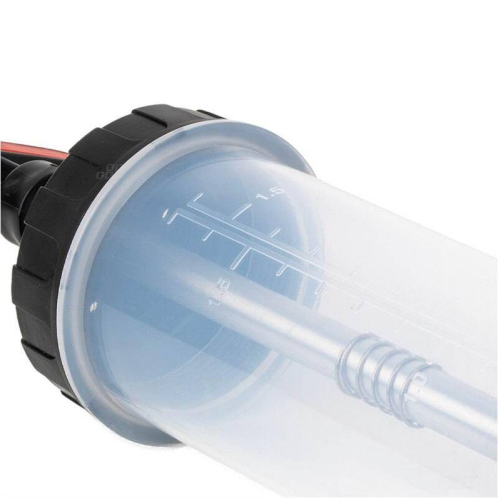 Pompa aspirare sau umplere, extractor fluide, ulei, lichid de frana, 1500ml, cu maner si robinet, furtun 1.2m, 04278 Amio