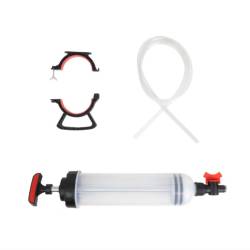 Pompa aspirare sau umplere, extractor fluide, ulei, lichid de frana, 1500ml, cu maner si robinet, furtun 1.2m, 04278 Amio
