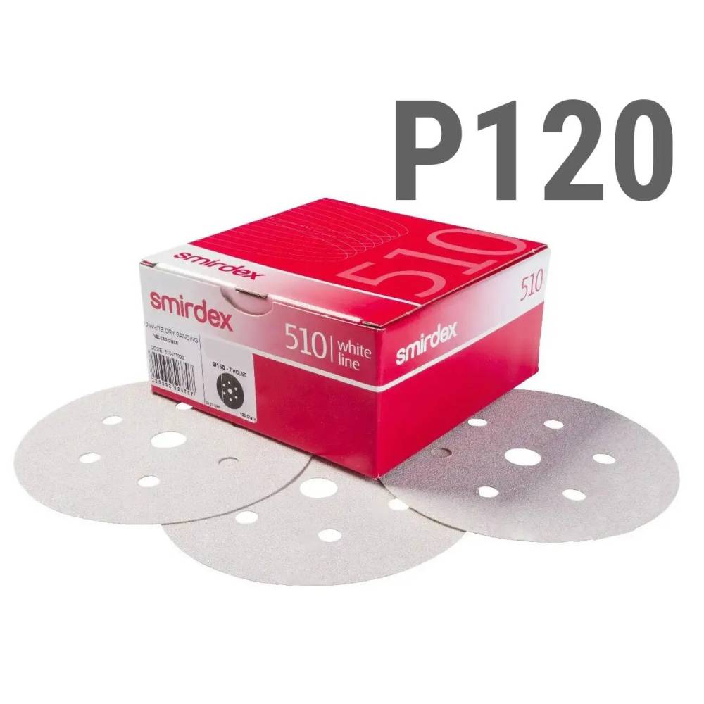 Disc abraziv Velcro P120 Smirdex 100buc/cut Disc abraziv Velcro P120 Smirdex 100buc/cut
