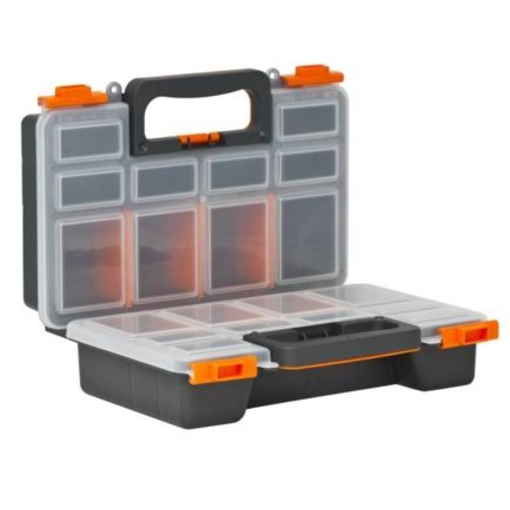 Cutie plastic organizator profesional dublu 290x200x120mm 10991