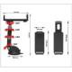 Suport universal, telefon,tableta, ajustabil 12-18cm, ventuza nano MNC 55029GY/OR