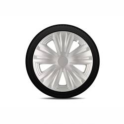 Set 4 capace roti 16inch, Glory, argintiu, Jestic