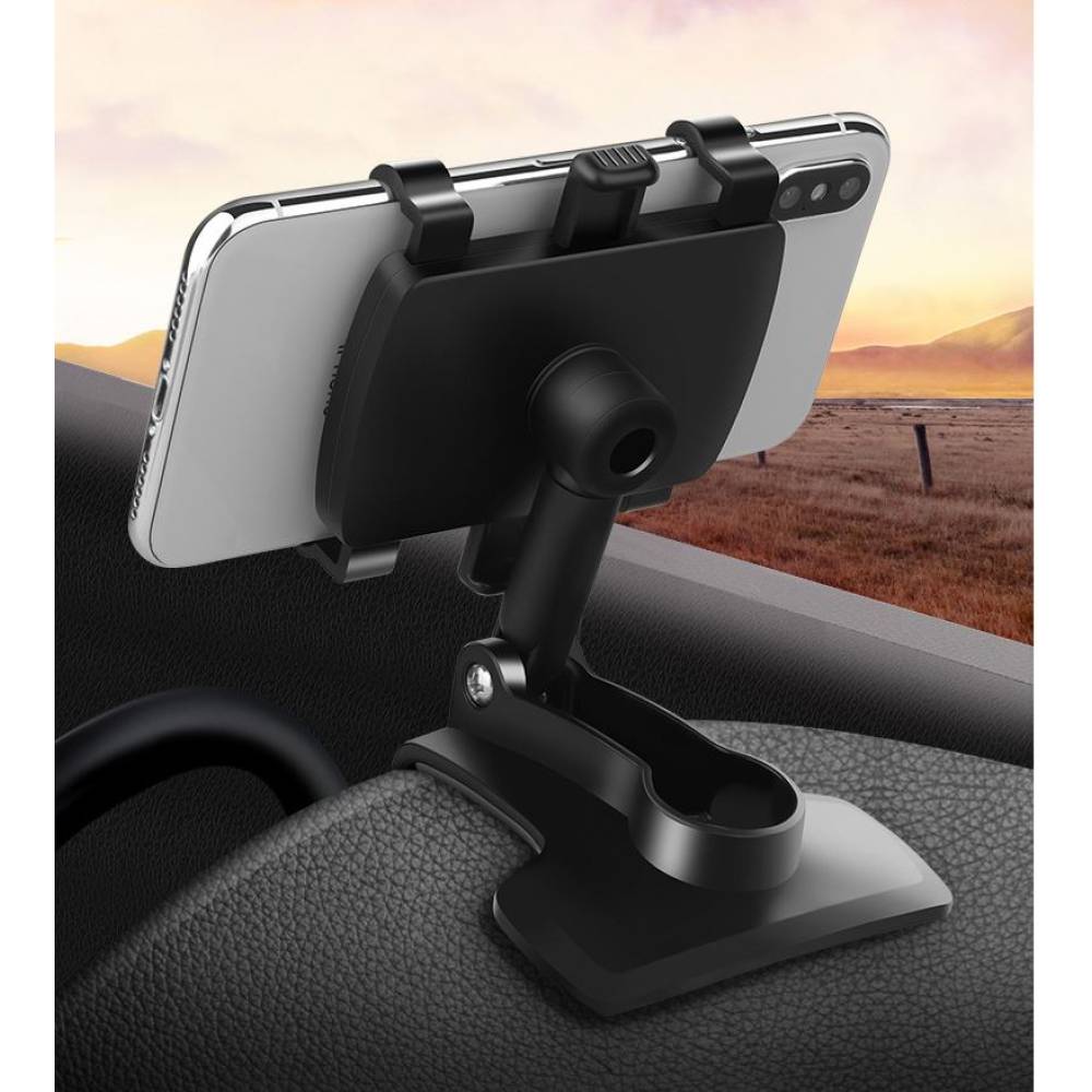 Suport telefon fixare cu clips pe bord, parasolar, oglinda, birou YTP-11