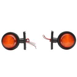 Lampa gabarit cu brat 105 (fi60), Old School, 18 LED-uri Neon, galben-rosu, FR 0118 Formplas
