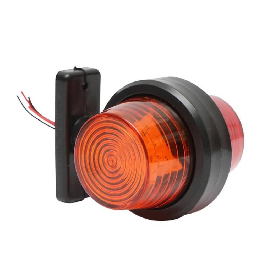 Lampa gabarit cu brat 105 (fi60), Old School, 18 LED-uri Neon, galben-rosu, FR 0118 Formplas